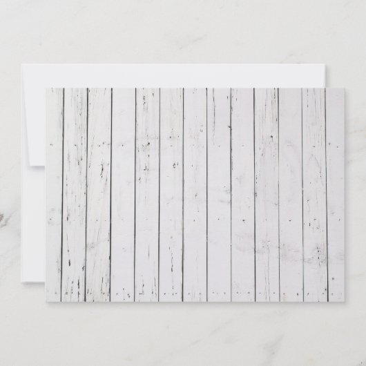 Rustige, met hout omgeven, strandbrak kaart (Achterkant)