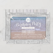 Rustige, met hout omgeven, strandbrak kaart (Voorkant / Achterkant)