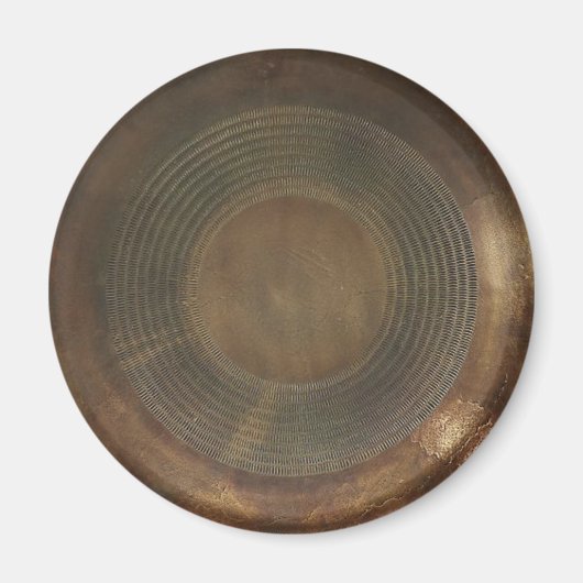 Rustige metalen magneet (Voorkant)