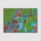 Rustige metalen pellerverf  gegraveerde textuur tissuepapier (Voorkant)