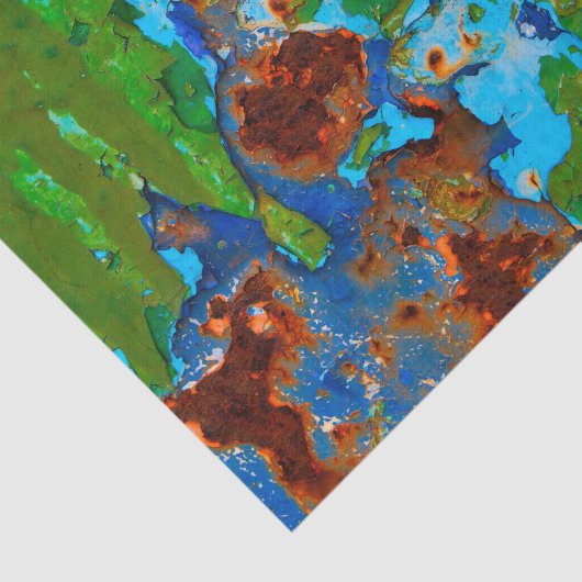 Rustige metalen pellerverf gegraveerde textuur tissuepapier (Detail)