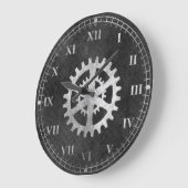 Rustige metalen sierpannen grote klok (Hoek)