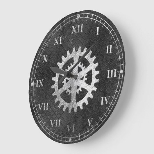 Rustige metalen sierpannen grote klok (Hoek)