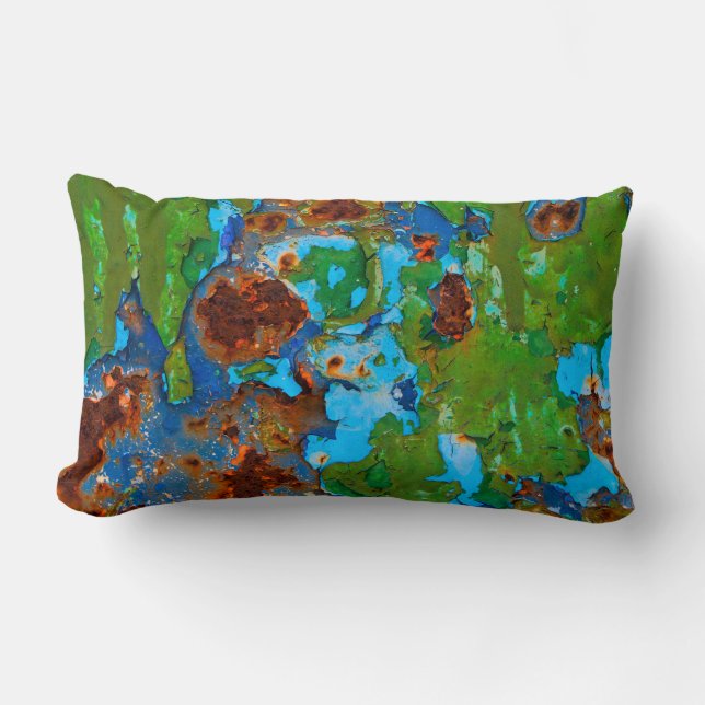 Rustige metalen Vintage verfklep Kussen (Voorkant)