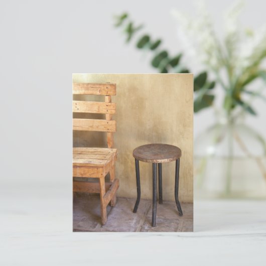 Rustige meubelen briefkaart (Staand voorkant)