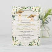 Rustige Mexicaanse tweekleppige baptisme en derde Kaart (Staand voorkant)