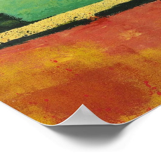 Rustige middag kunstprint poster (Hoek)