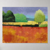 Rustige middag kunstprint poster (Voorkant)
