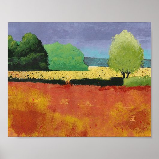 Rustige middag kunstprint poster (Voorkant)
