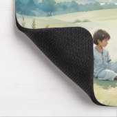 Rustige middag Mousepad Muismat (Hoek)