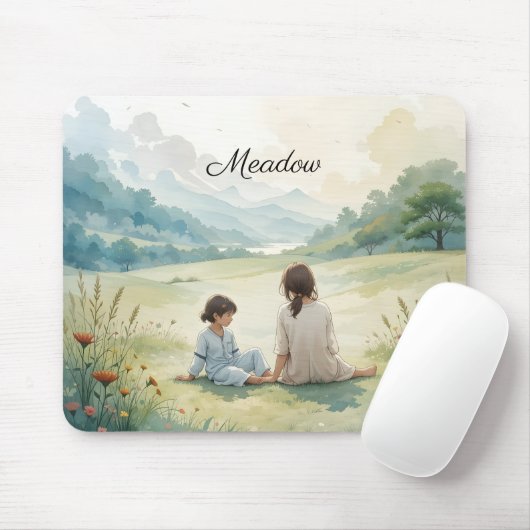 Rustige middag Mousepad Muismat (Met muis)
