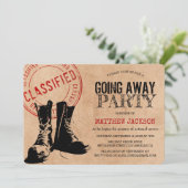 Rustige militairen die wegtrekken | Vakgoed Kaart (Staand voorkant)