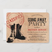 Rustige militairen die wegtrekken | Vakgoed Kaart (Voorkant)