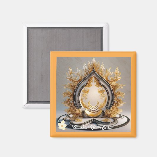 "Rustige Mindful Soul" Magneet (Voorkant / Achterkant)