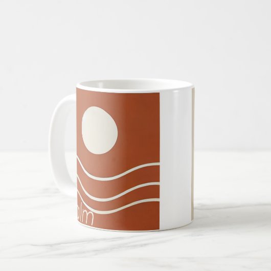 Rustige Mok - Zachte Zen Retreat Collectie (Voorkant links)