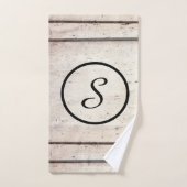 Rustige Monogram-handdoekset voor boerderijen Bad Handdoek (Handdoek)
