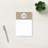 Rustige Monogram Post het Nota's Post-it® Notes (Kantoor)