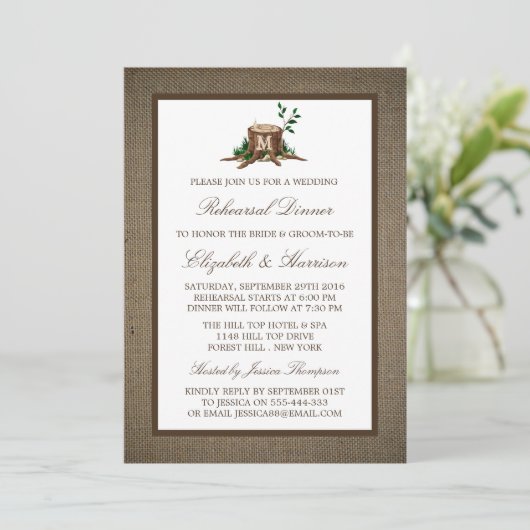 Rustige monogrammen op een inwendige buidel kaart (Staand voorkant)