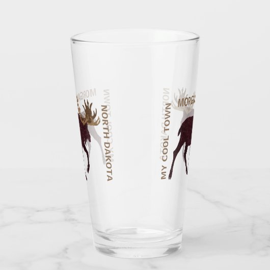 Rustige Moose Faux-leder Voeg je staatskool toe Glas (Rechts)