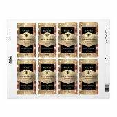  rustige muggenhondenhoningpot logo etiket (Full Sheet)