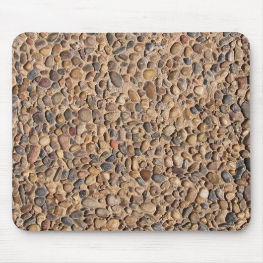 Rustige Multicolored Pebble Stones Foto Muismat (Voorkant)