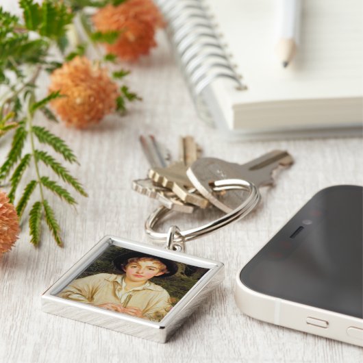 Rustige muziek sleutelhanger (Zijkant)