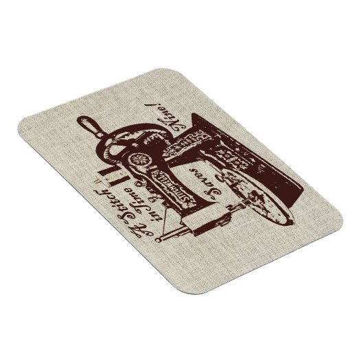 Rustige  naaimachine magneet (Rechterzijde)