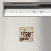 Rustige  naaimachine magneet (Insitu (Vaatwasser))