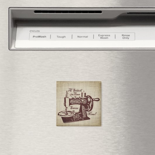 Rustige  naaimachine magneet (Insitu (Vaatwasser))