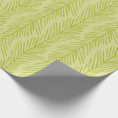 Rustige naaldnaaldenpatroon cadeaupapier (Hoek)