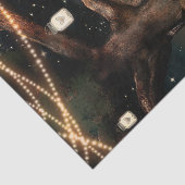 Rustige nachtboom met lampjes- en Mason Jars-bruil Tissuepapier (Detail)