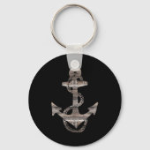 Rustige Nacutical ANCHOR + ROPE | Sleutelhanger (Voorkant)