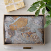 Rustige Natural Stone Pattern Print 2 Tissuepapier (Geschenk)