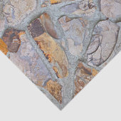 Rustige Natural Stone Pattern Print 2 Tissuepapier (Detail)