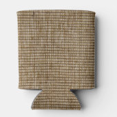 rustige natuur burlap blikjeskoeler (Achterkant)