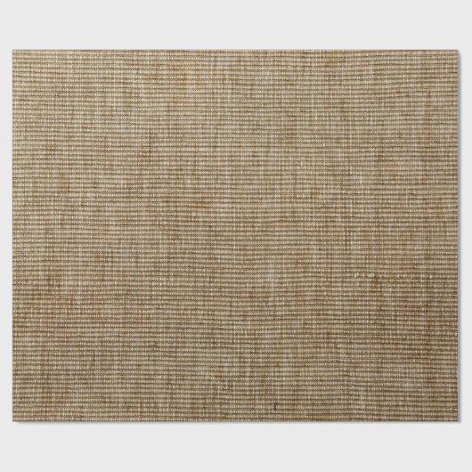 rustige natuur burlap cadeaupapier (Vlak)