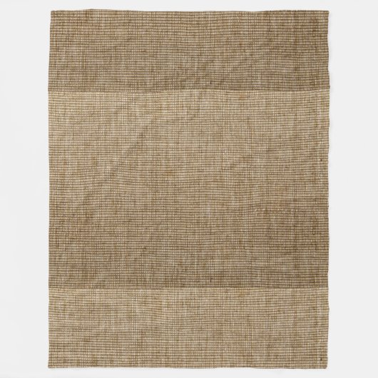 rustige natuur burlap fleece deken (Voorkant)