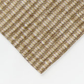 rustige natuur burlap fleece deken (Hoek)