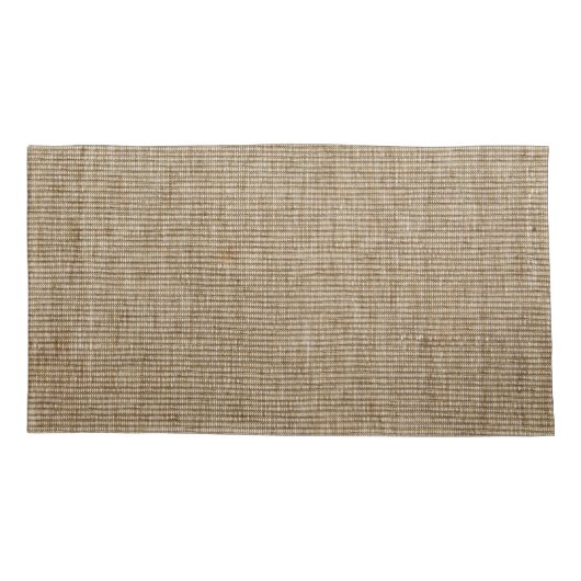 rustige natuur burlap kussensloop (Achterkant)