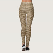 rustige natuur burlap leggings (Achterkant)
