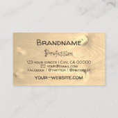 Rustige natuurlijke houten boomgaarden - Bark Hout Visitekaartje (Achterkant)