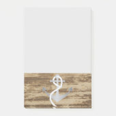 Rustige Nautical Anchor Sailor Boat Sailboat Post-it® Notes (Voorkant)