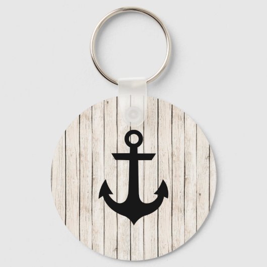 Rustige Nautical Anchor Sleutelhanger (Voorkant)