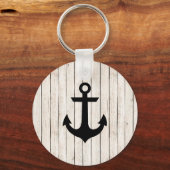 Rustige Nautical Anchor Sleutelhanger (Voorkant)