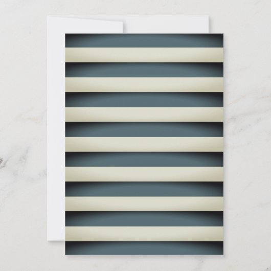 Rustige Nautical Lighthouse Beach repesal Dinner Kaart (Achterkant)