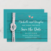 Rustige Nautische knoop sparen de Datum (Voorkant / Achterkant)