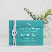 Rustige Nautische knoop sparen de Datum (Staand voorkant)