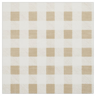 Rustige neutraal beige bruin Gingham Buffalo Pset Stof