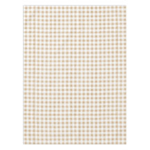 Rustige Neutrale Beige Gingham Buffalo Pset
