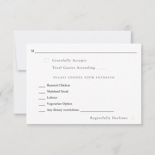 Rustige Neutrale Boho Floral w Meal RSVP S2 (Achterkant)